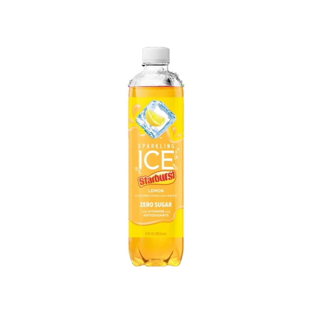 Starburst Sparkling Ice Lemon Flavour Sparkling Water (502.8ml)