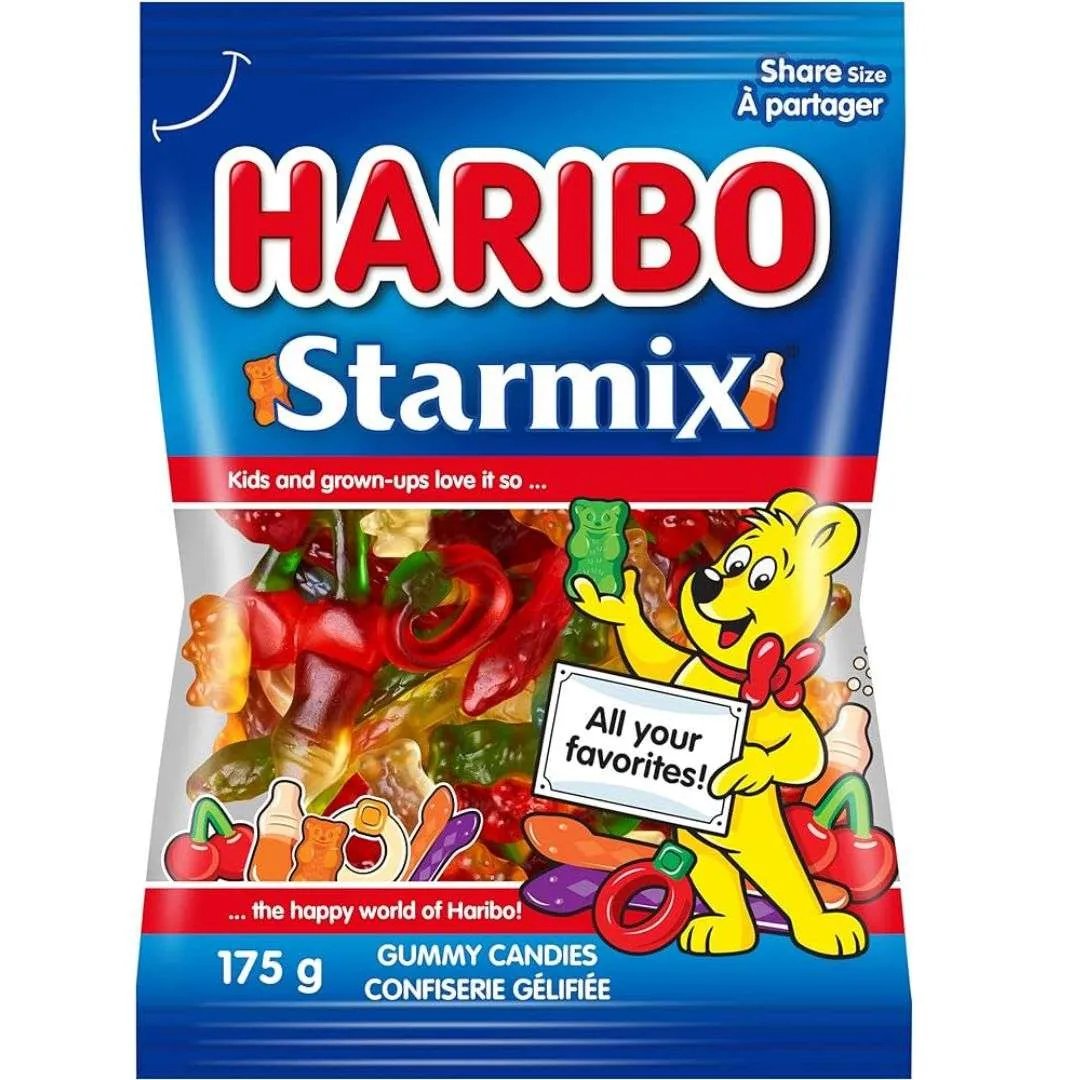 12 Pack Haribo Starmix Gummy - Candy from Haribo, TSARC, TSASN&CH, bulk
