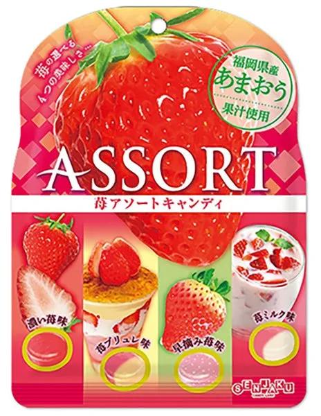Strawberry Assort Candy 85g - Candy (not for sale) from Senjaku, TSAJS, TSAAS, trending products, usabestseller, cabestseller