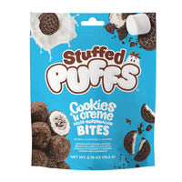 Thumbnail for Stuffed Puffs Cookies n Creme Filled Marshmallow Bites 79.2g