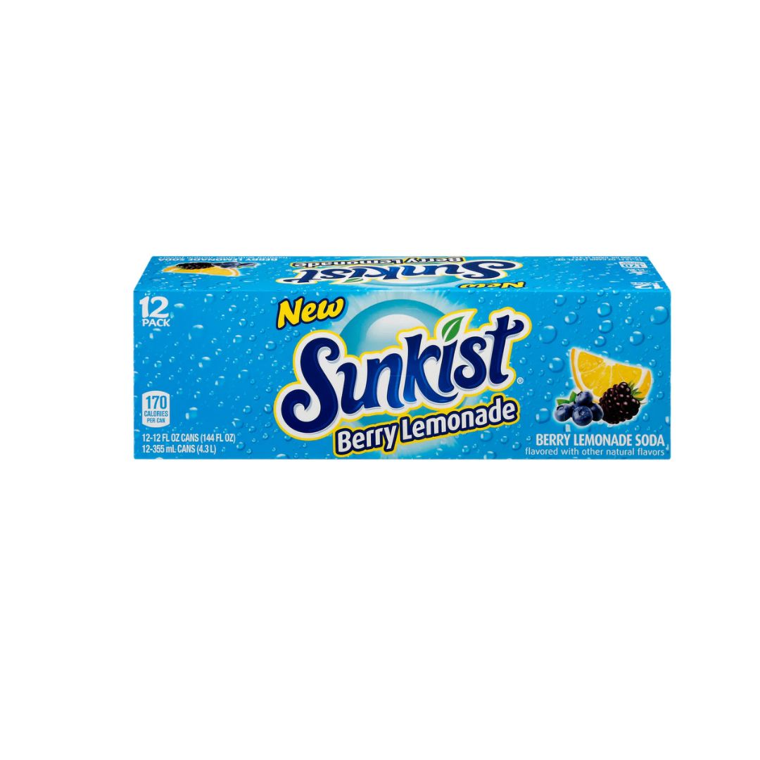 12 Pack Sunkist Berry Lemonade