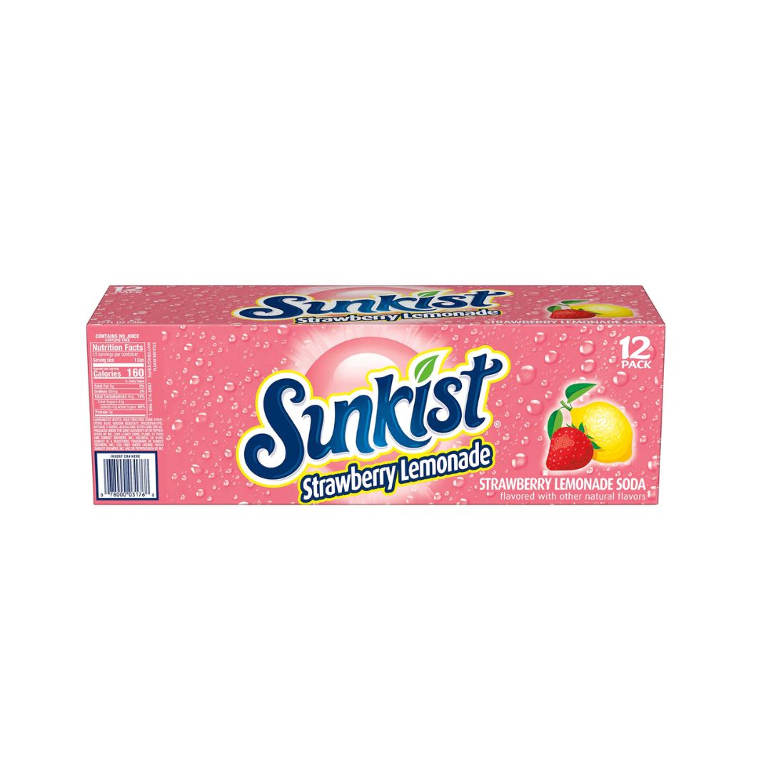 Sunkist Strawberry Lemonade 12pack