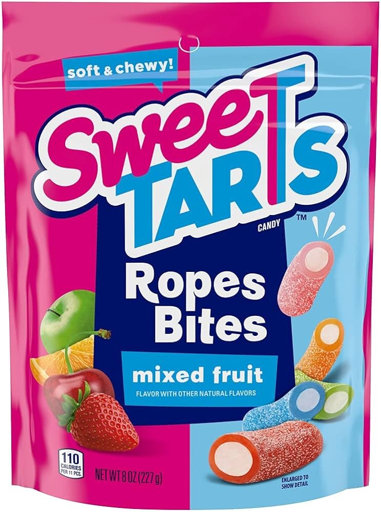 Sweet Tarts Ropes Bites Mixed Fruit