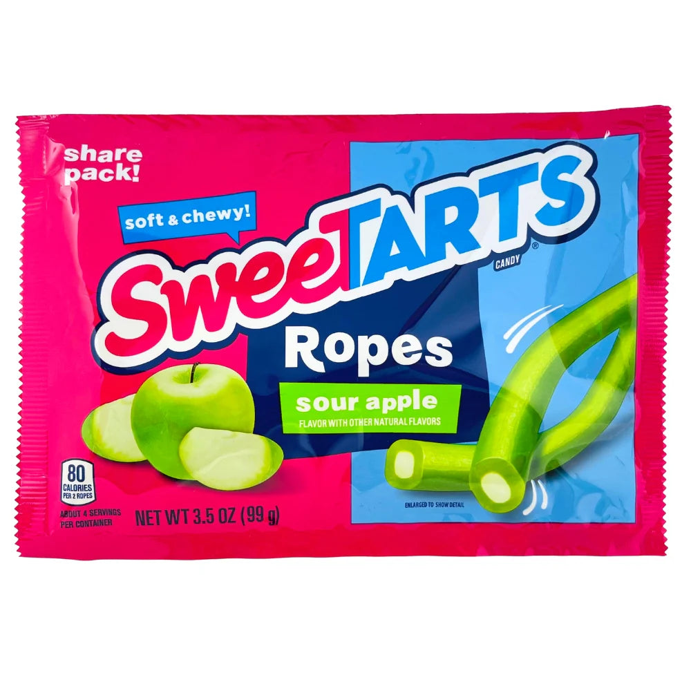 Sweet Tarts Ropes Green Apple