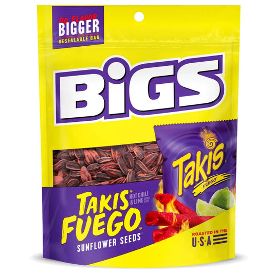 Bigs - Takis Fuego Sunflower Seeds (152g) - Snacks/chips from Bigs, TSASN&CH