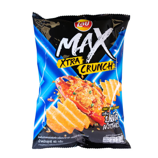 Thai - Lays Max Extra Crunch Crab Curry Flavor