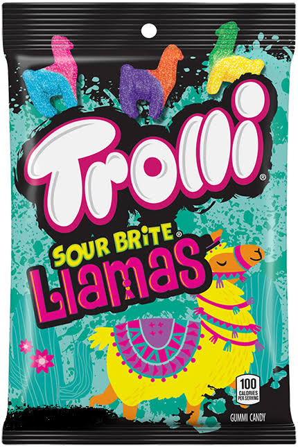 Trolli Sour Brite Tropical Llamas 120g