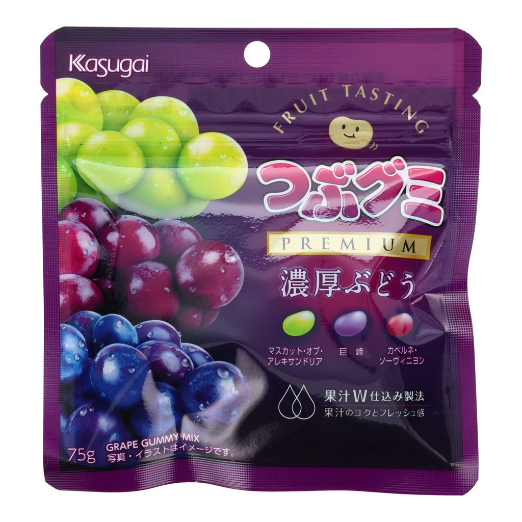 Tsubu Gummy Premium Rich Grape Gummy 75 g