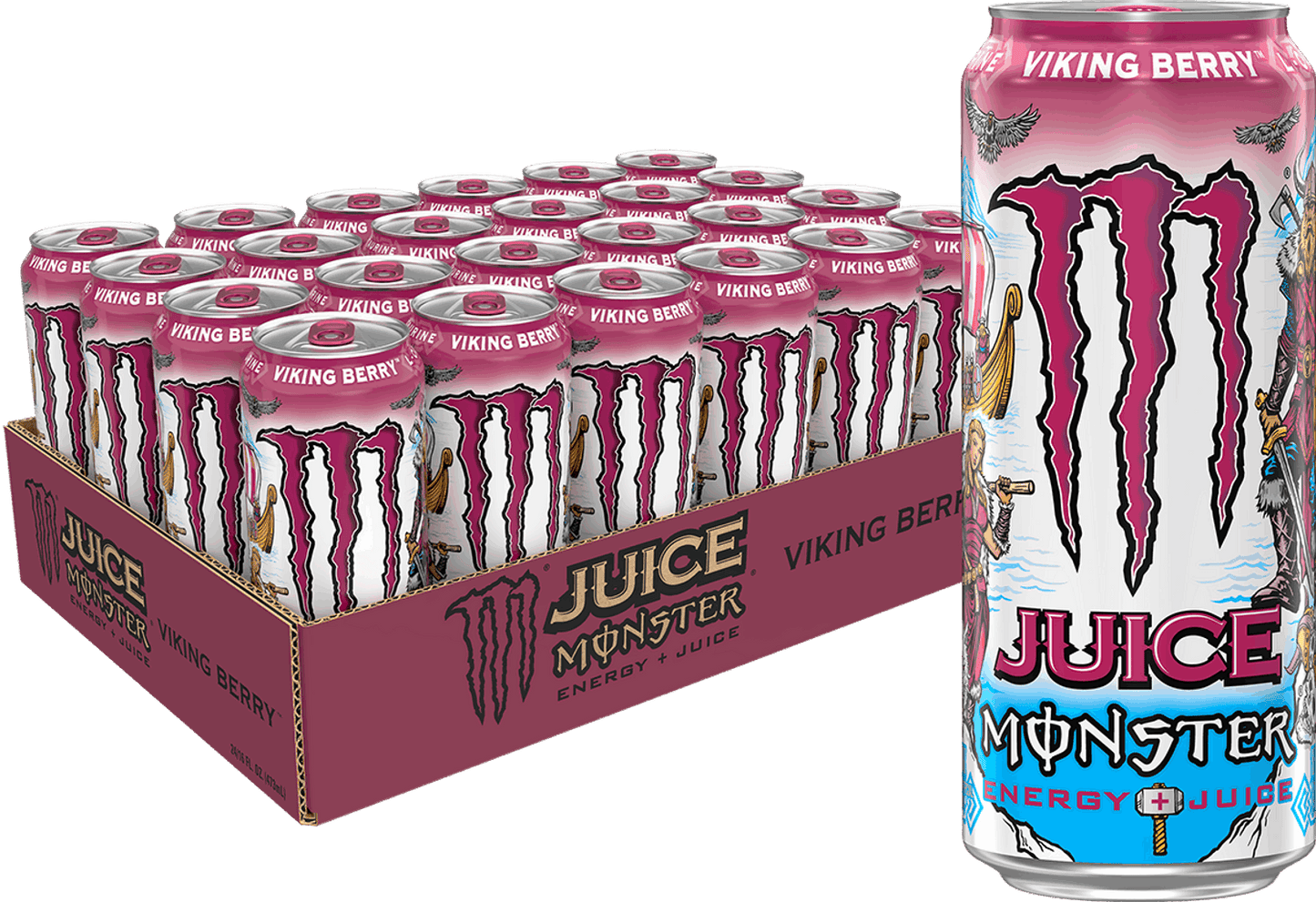 24 Pack Monster Energy Viking Berry