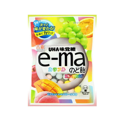 Uha E-Ma Nodoma Colorful Fruits Change (50g) - Japan - Asian Snacks from UHA, TSARC, TSASN&CH, TSAAS, trending products, usabestseller, cabestseller, asian
