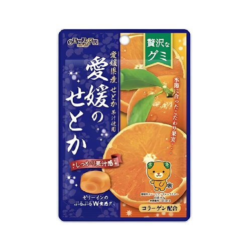 Senjaku Zeitaku Orange Gummy (34g) - Japan