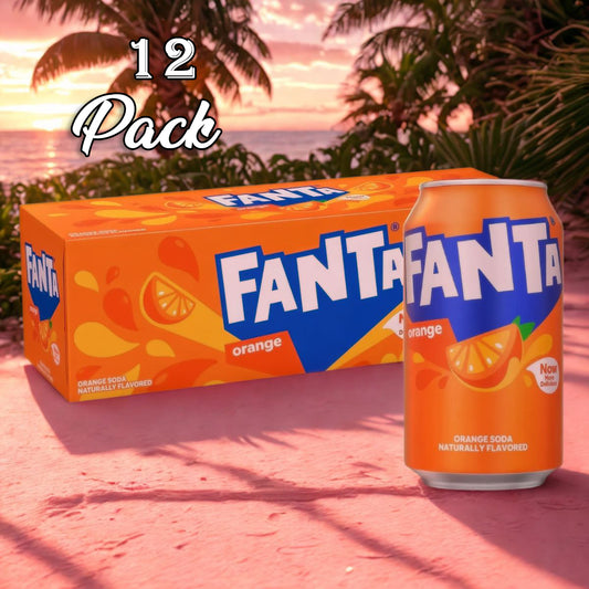 12 Pack Fanta orange Soda Pop (not for Sale) Fanta, 12 Pack, Cases
