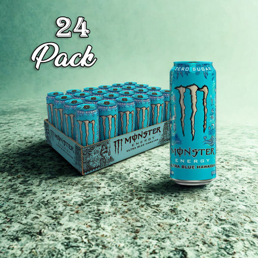 24 Pack Monster Energy Ultra Blue Hawaiian Soda Pop Monster, trending products, Bestseller, USA