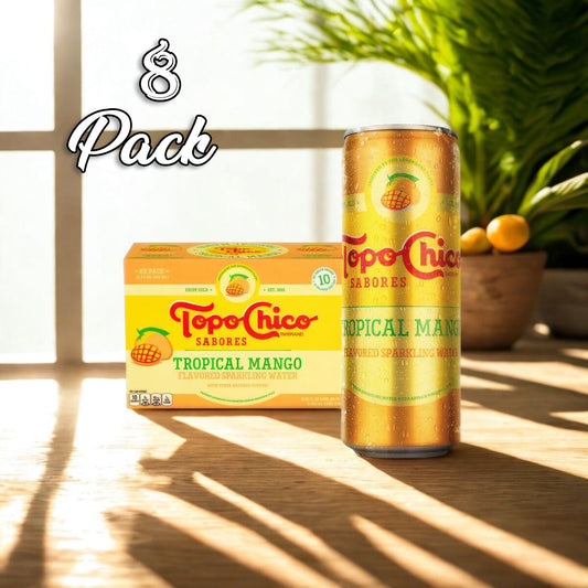 8 Pack Topo Chico Cans Tropical Mango Flavor (12 Oz) Soda Pop Topo Chico, Latest Products, trending