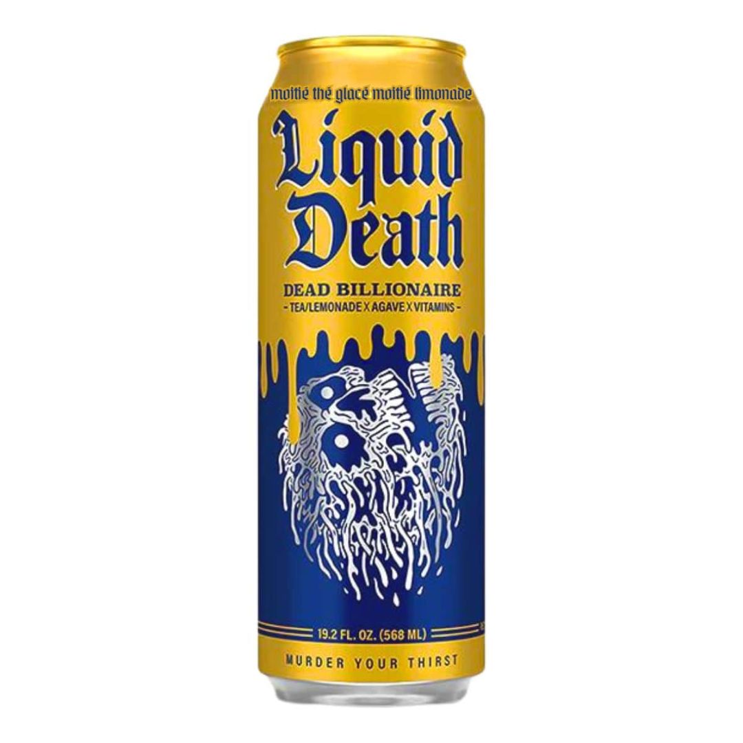 Liquid Death Iced Tea Armless Palmer 24 pack