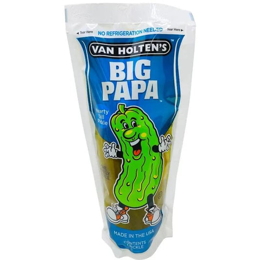 Big Papa Pickle in a Pouch - Snacks/chips (not for sale) from Van Holten's