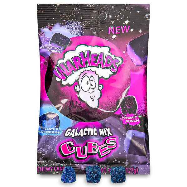 Warheads Galactic Mix - Cubes