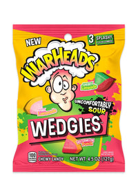 Thumbnail for Warheads Uncomfortable Sour Wedgies Peg Bag