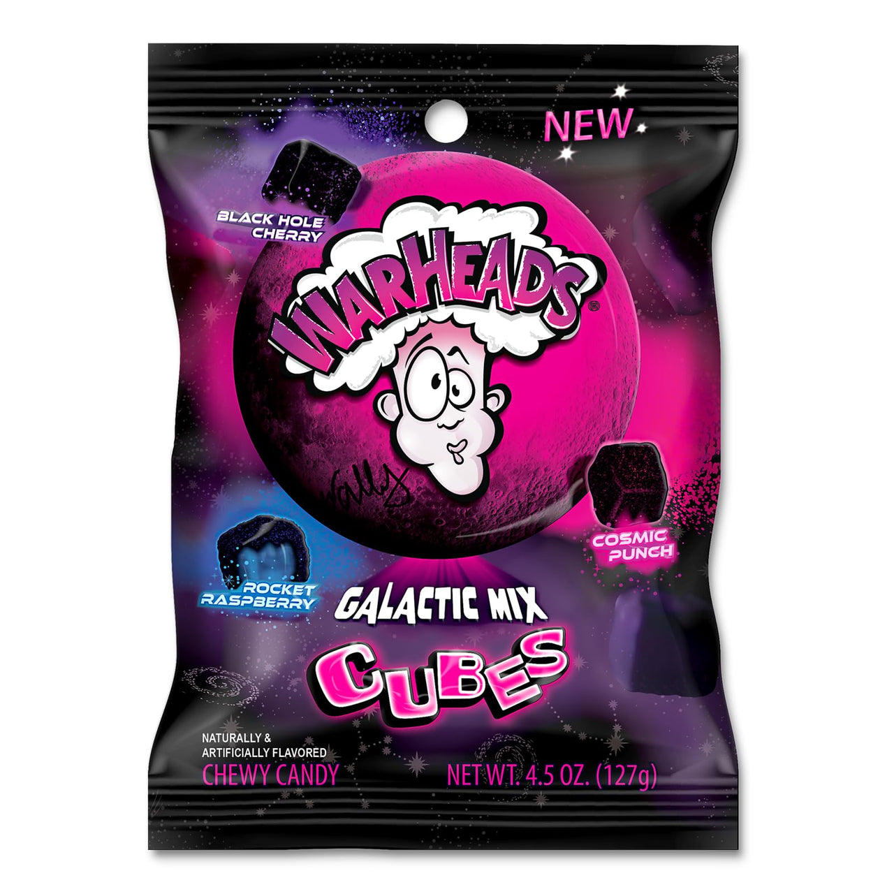 Warheads Galactic Mix - Cubes