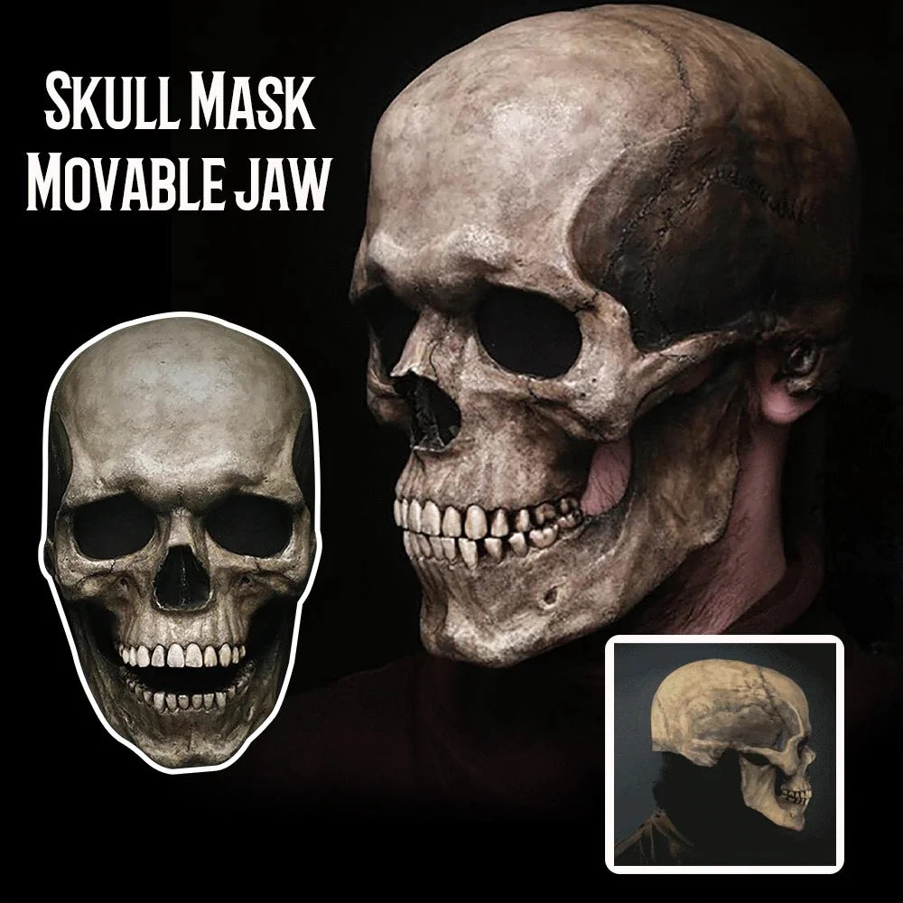 Full Head Skull Skeleton Halloween Mask