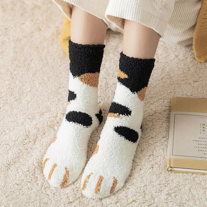 Cat Paws Print Socks