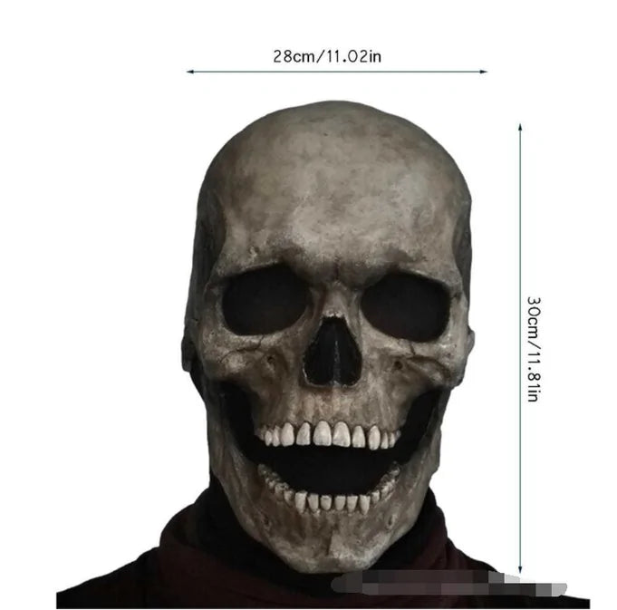 Full Head Skull Skeleton Halloween Mask