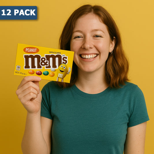 12 Pack M&M Peanut Chocolate Candy - (3.1Oz) Chocolate M&M , Latest Products, Trending