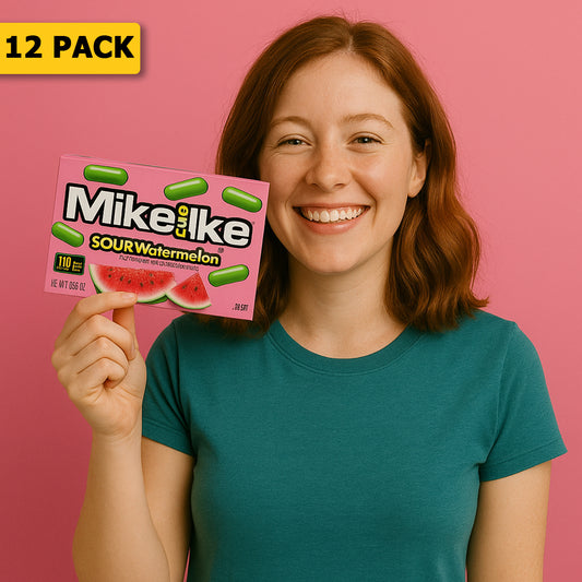 12 Pack Mike & Ike Sour Watermelon Candy - (5Oz) Candy Mike & Ike , Latest Products, Trending