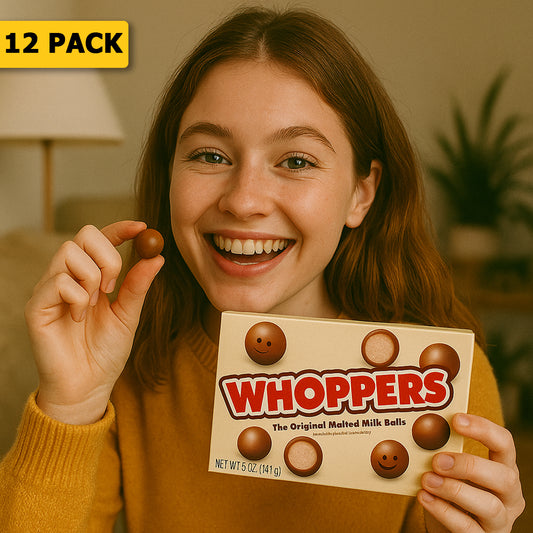 12 Pack Whoppers Original Milk Balls Candy - (5Oz) Candy Whoppers , Latest Products, Trending