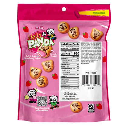 6 Pack Meiji Hello Panda Strawberry (7oz) Cookies Meiji Hello Panda, Latest Products, trending