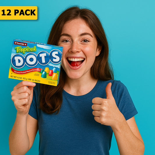 12 PACK Dots Tropical Gumdrops Candy (6.5Oz) Candy Dots, Latest Products, Trending