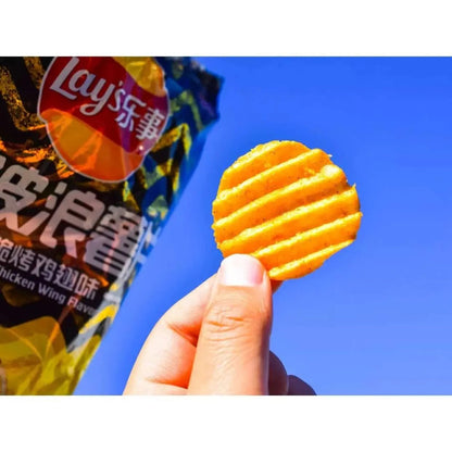Lays Big Wave Grilled Chicken Wings Flavour Chips (70g) - China - Snacks/Chips from Lays, TSAAS, TSASN&CH, TSAISC, TSAIS, trending products