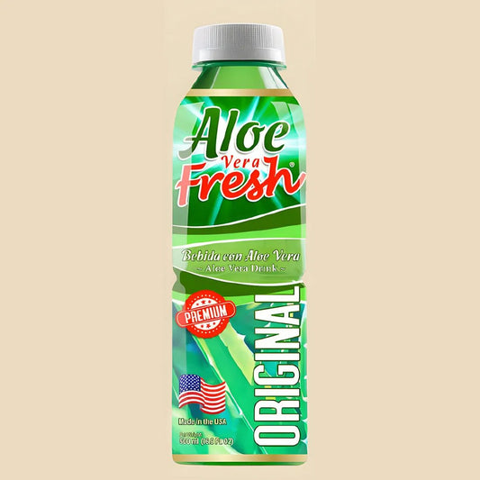 Aloe Vera Fresh Pet Original (20 Pack X 16.9Oz) Soda Pop Aloe Vera, 20 Pack, Cases