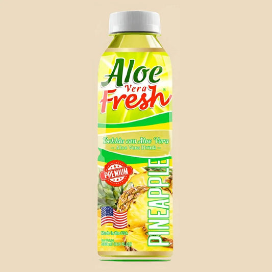 Aloe Vera Fresh Pet Pineapple (20 Pack X 16.9Oz) Soda Pop Aloe Vera, 20 Pack, Cases