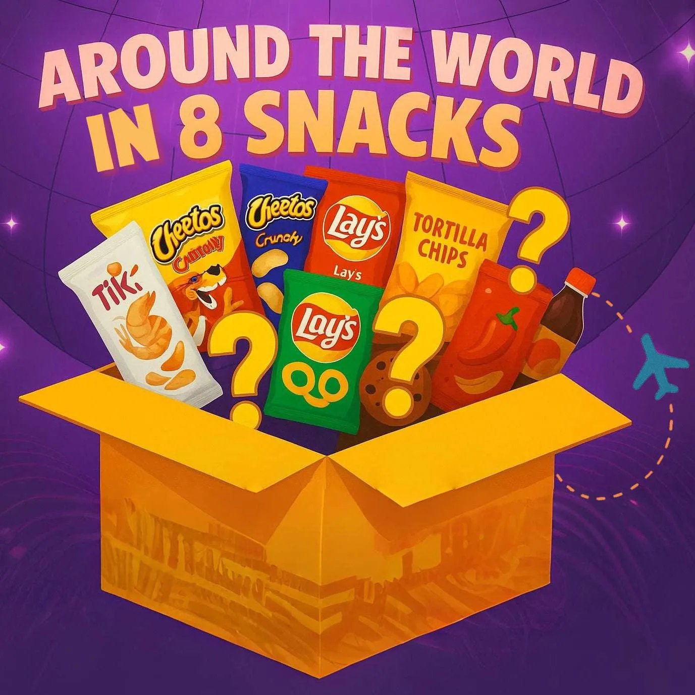 Around The World In 8 Snacks Snackbox Around The World In 8 Snacks, Trending