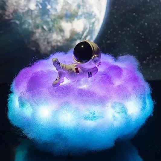 Astroboy LED Colorful Clouds Astronaut Lamp Gifts (not for sale) Astroboy LED Colorful Clouds Astronaut Lamp