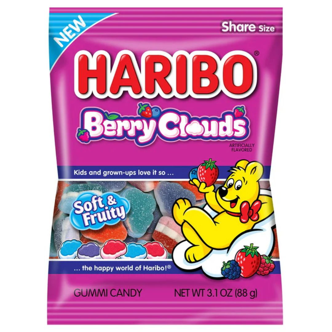 12 Pack Haribo Berry Clouds