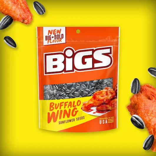 Big's Sunflower Seeds Buffalo Wing Peg Bags 152g Snacks/Chips Bigs, Trending
