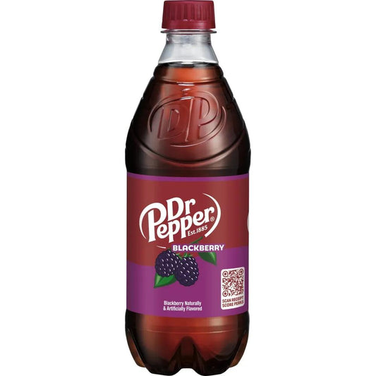 12 Bottles Dr Pepper Blackberry 591 ml - Soda (not for sale) from Keurig Dr Pepper company, Cases