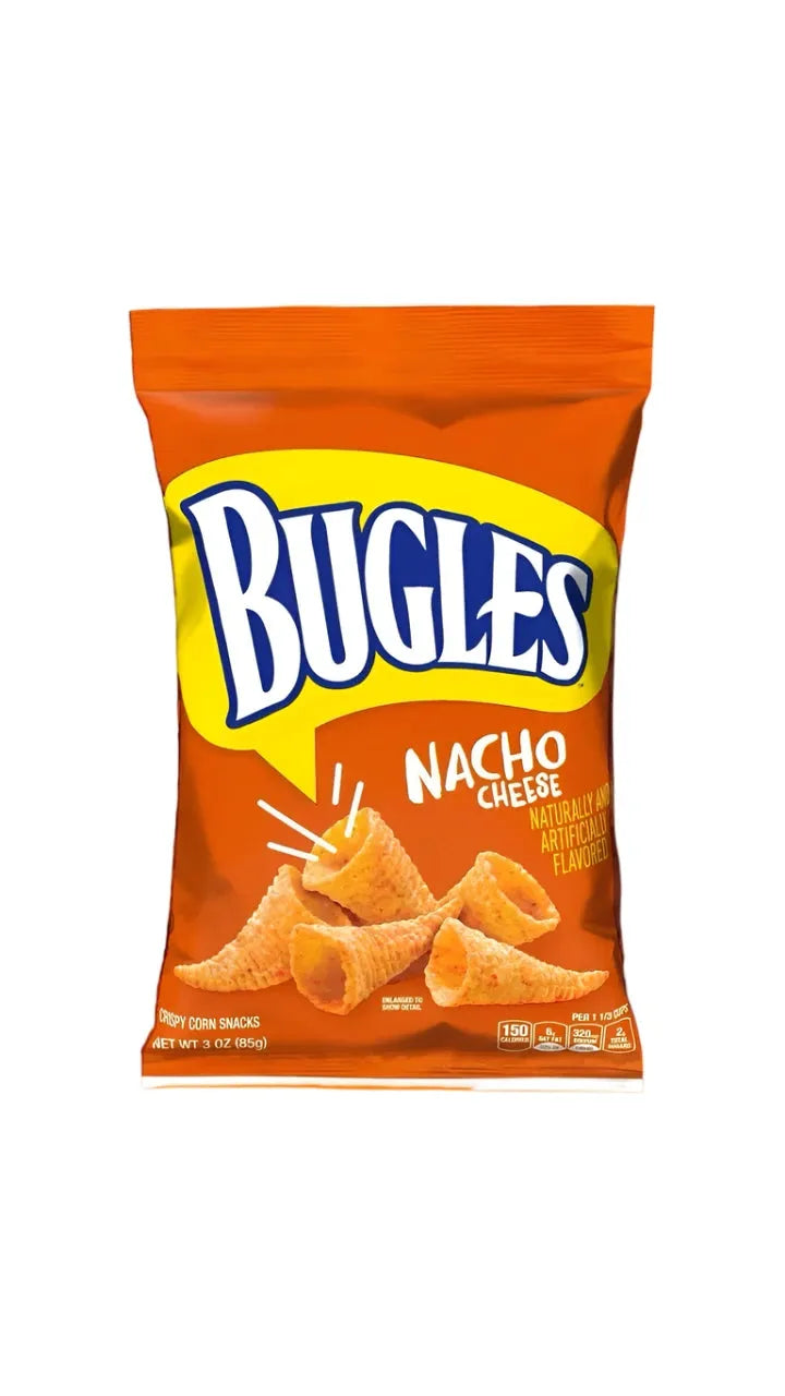 Bugles Nacho Cheese 85g Snacks/Chips (not for sale) Bugles, TSASN&CH, cabestseller