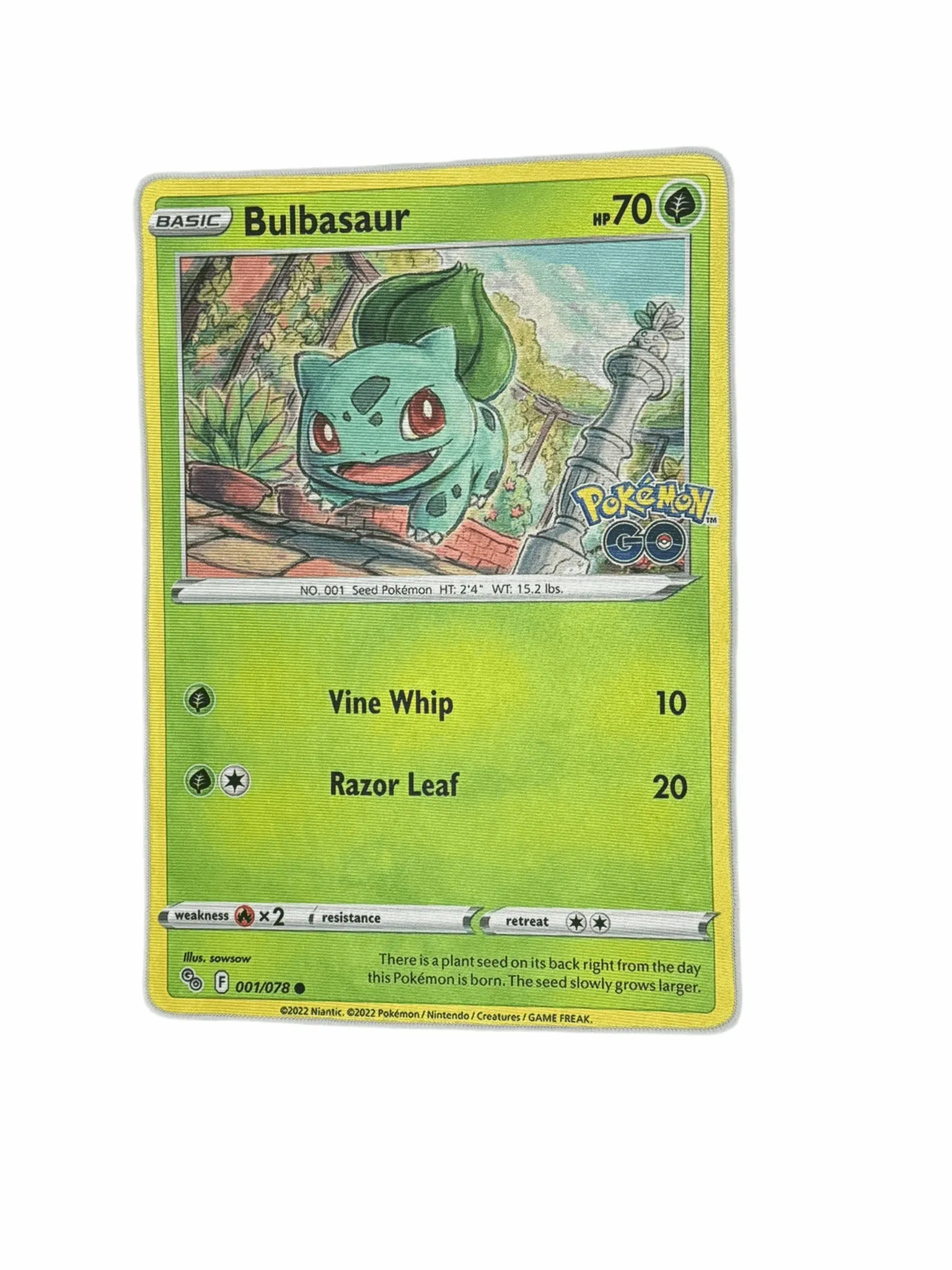 Bulbasaur Pokemon Card Floor Mat/ Rug Pokemon, TSAGIF, Trending, trending products