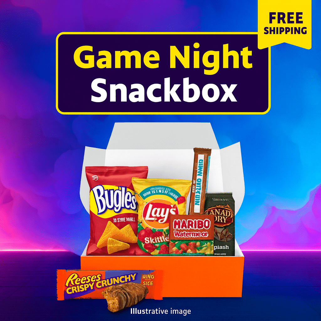 Game Night Snackbox (15+ Snacks Inside) Snackbox Snack Attack