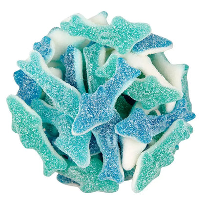 Gummy Candy Sour-Sharks 1kg Bulk Bag Candy Gummy Zone, TSGZC, Bulk Candies, Bulk