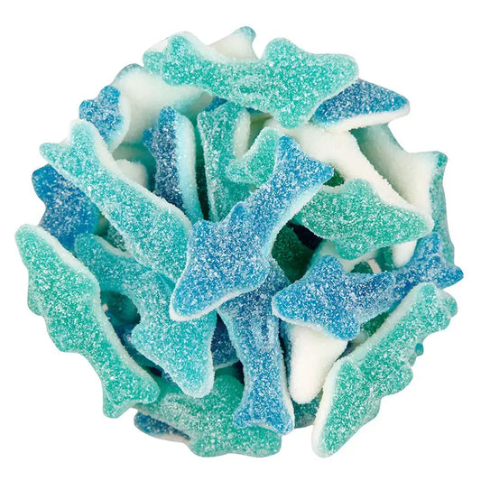Gummy Candy Sour-Sharks 1kg Bulk Bag Candy Gummy Zone, TSGZC, Bulk Candies, Bulk