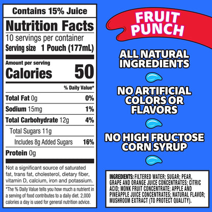 Capri Sun Juice Fruit Punch 10 Pack Soda Pop Caprisun, Trending, Latest Products