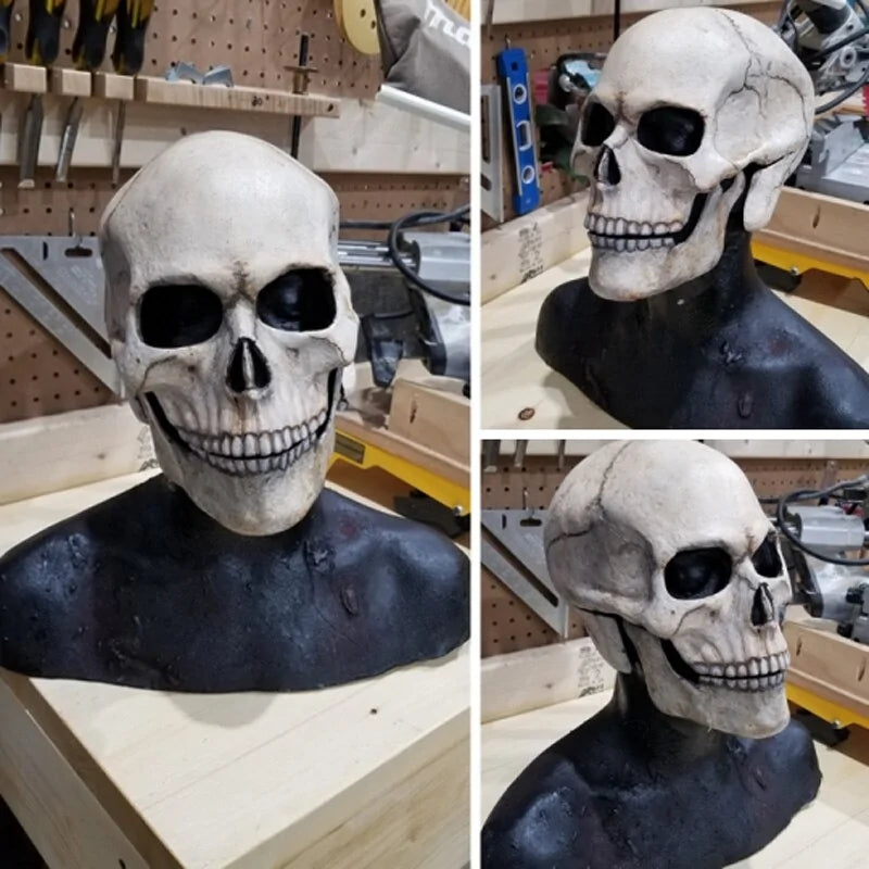 Full Head Skull Skeleton Halloween Mask