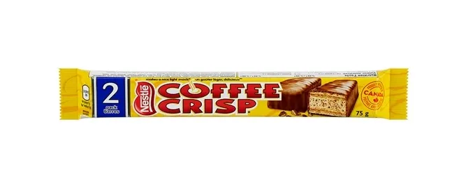 COFFEE CRISP Share Size Wafer Bar 75 g Snacks/Chocolates (not for sale) COFFEE CRISP, TSARC, usabestseller