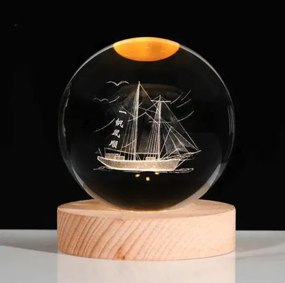 Crystal Ball Night Lamp Gifts (not for sale) Crystal Ball Night Lamp