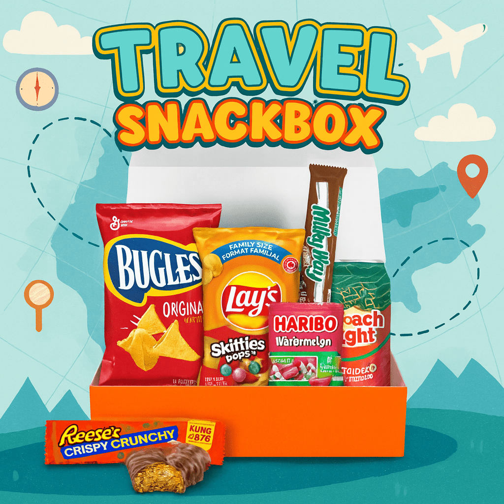 Travel Snackbox (9+ Snacks Inside) Snackbox Snack Attack
