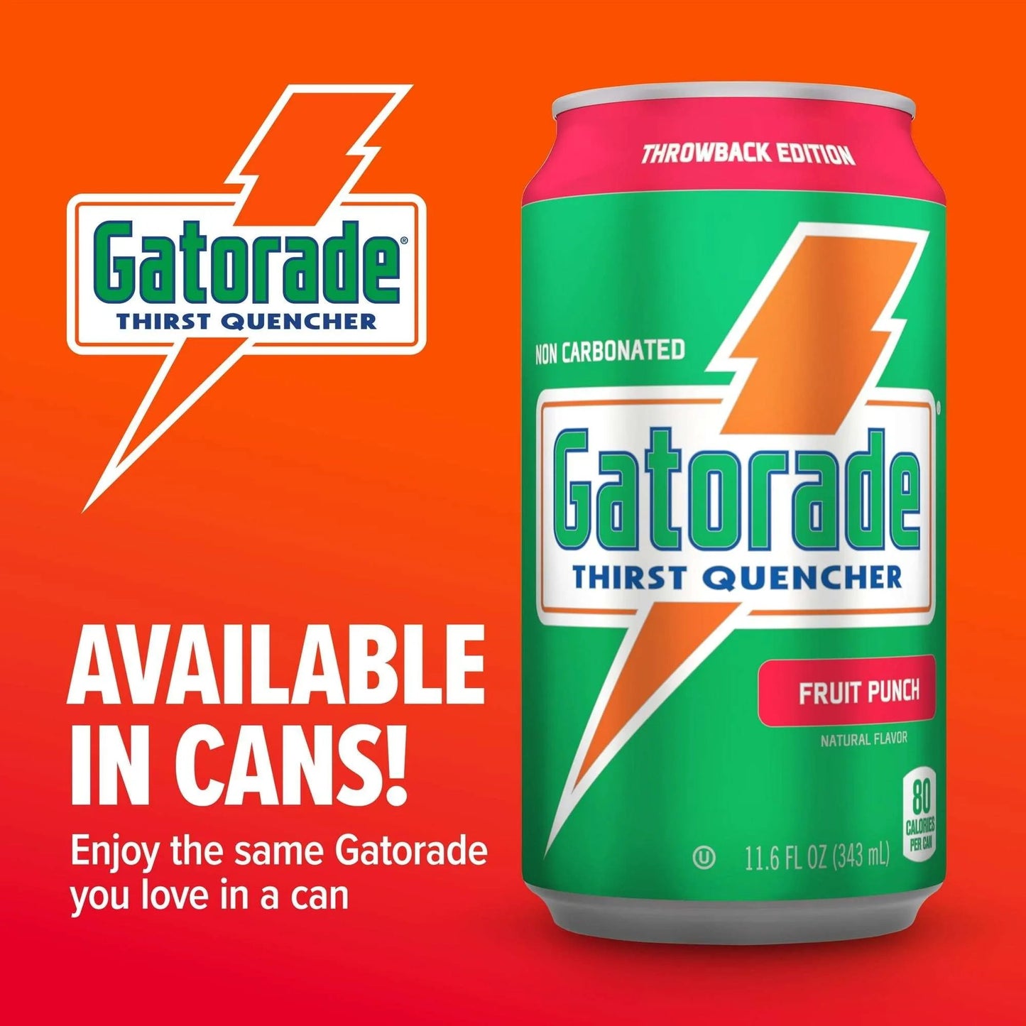 Gatorade Nc Drink Can Fruit Punch 6 Pack - Soda Pop from Gatorade, Trending, Latest Products